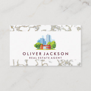 Real Estate Residential Properties Business Card