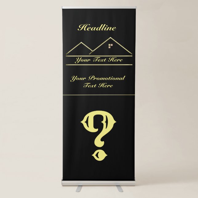 Real Estate Retractable Banner (Front)