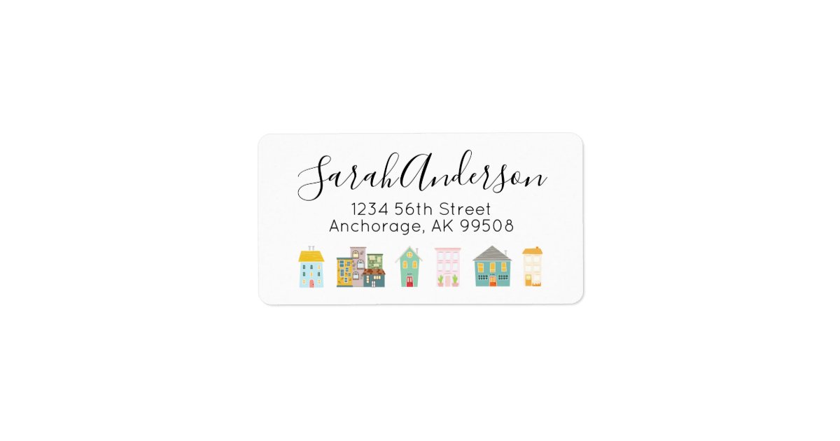 Real Estate Return Address Label | Zazzle