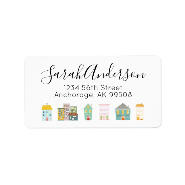 Real Estate Return Address Label (Front)