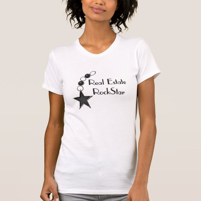Real Estate Rock Star T-Shirt (Front)