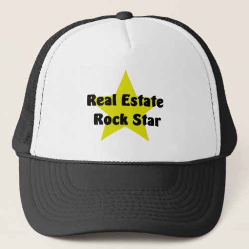 Real Estate Rock Star Trucker Hat