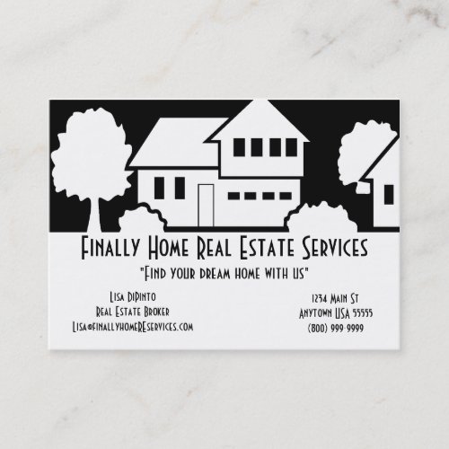 Real Estate Services Business Card