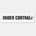 Real Estate Sign Under Contract Sticker at Zazzle