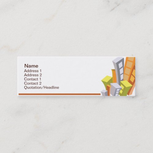 Real Estate - Skinny Business Card