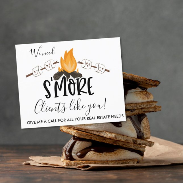 real estate SMORE referrals Announcement Postcard Flyer (Creator Uploaded)