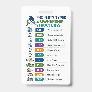 Real Estate Student Reference Badge