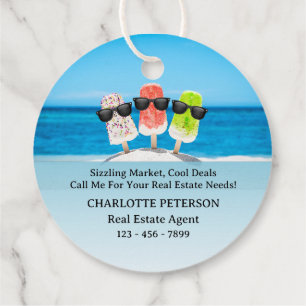 Real Estate Summer Pop By Favor Tags