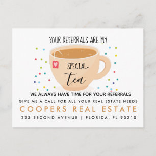 real estate tea referrals Announcement