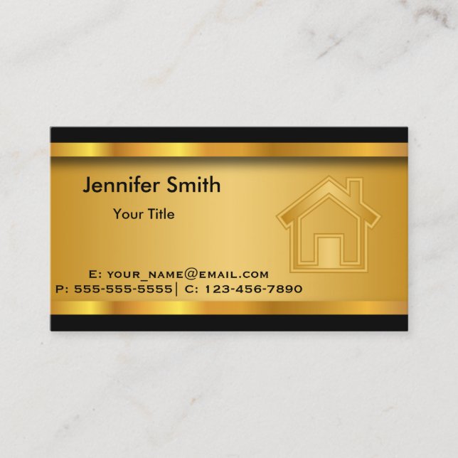 Real Estate Template Business Card (Front)