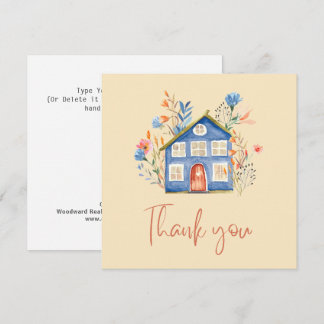 Real Estate Thank You Homeowner Budget Marketing 