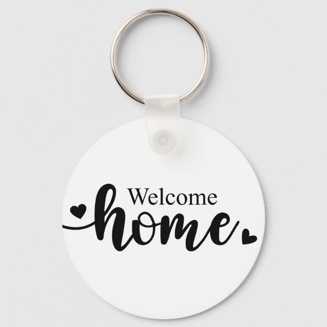 Real Estate Thank You New Home Keychain (Front)