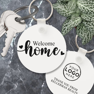 Real Estate Thank You New Home Keychain