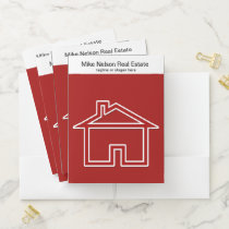 Real Estate Theme Pocket Folder