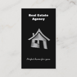 Real Estate Unique Home Business Card