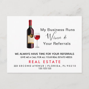 real estate wine referrals Announcement
