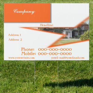 Real Estate Yard Sign
