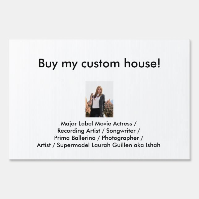 Real Estate Yard Sign (Front)