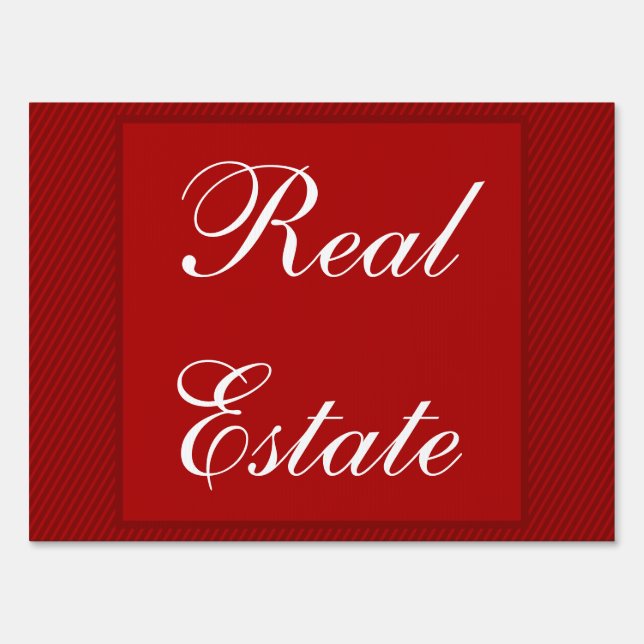 Real Estate Yard Sign (Front)