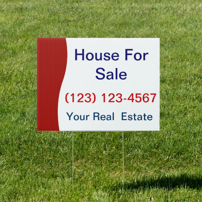 Real Estate Yard Signs | Zazzle