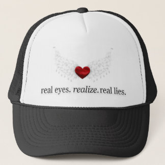 real eyes realize real lies trucker hat
