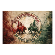 Real Fear Is Not Failure Vintage Bull Bear
