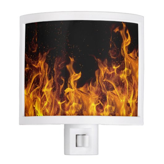 Real fire flame night light (Front)