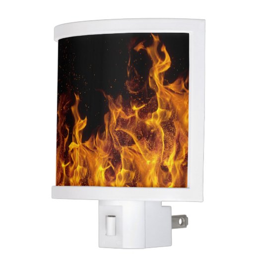 Real fire flame night light (Left)