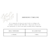 Real Foil Heirloom Keepsake Wedding Guest Book (Timeline)