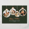 *REAL FOIL* Warm Wishes 4 Ornament Photos