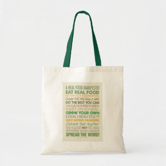 Real Food Tote Bag