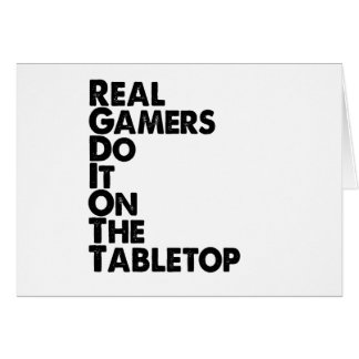 Real Gamers black Cards