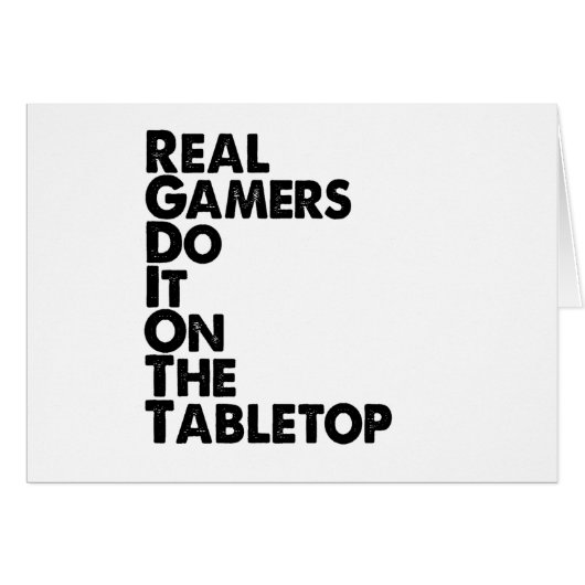 Real Gamers black Cards (Front Horizontal)