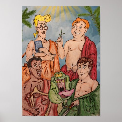 Real Ghostbusters Fettuccine Poster