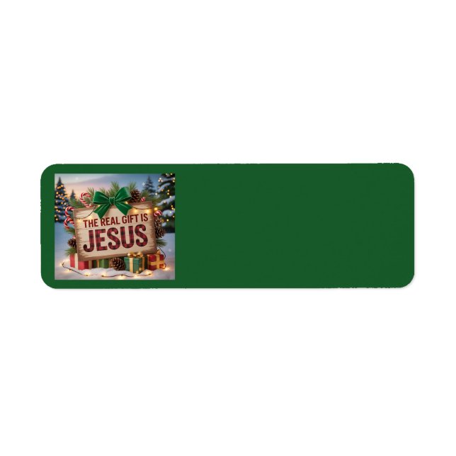 Real Gift Jesus Address Labels (Front)