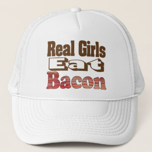 Real Girls Eat Bacon Trucker Hat