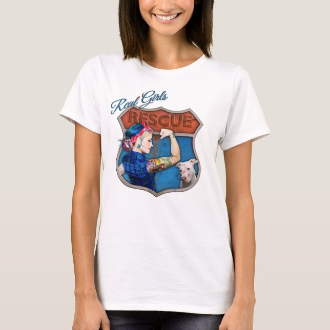Real Girls Rescue T-Shirt (Front)