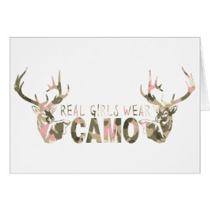 REAL GIRLS WEAR CAMO CARDS