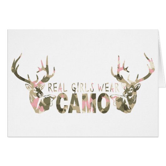 REAL GIRLS WEAR CAMO CARDS (Front Horizontal)