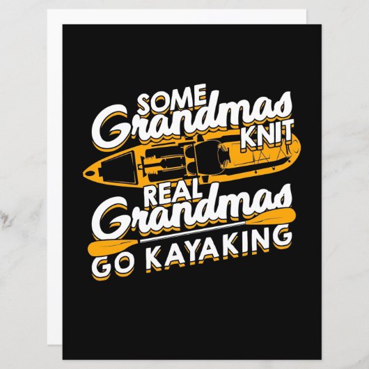 Real Grandmas Go Kayaking (Front/Back)