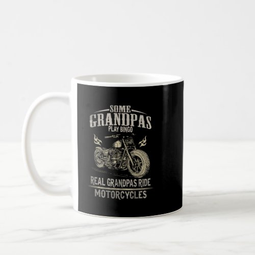 Real Grandpa Rides Motorcycle shirt Coffee Mug