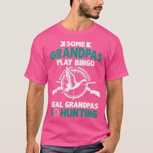 Real Grandpas Go Hunting Outdoor T_Shirt
