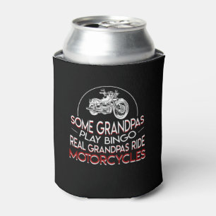 Real Grandpas Ride Motorcycle Grandpas Can Cooler