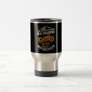 Real Grandpas Ride Motorcycles Gift For Bikers Travel Mug