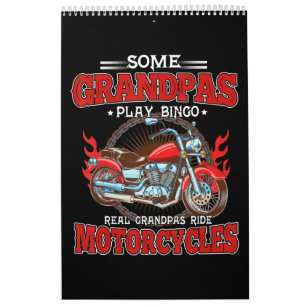 Real Grandpas Ride Motorcycles Motorbike Lover Calendar