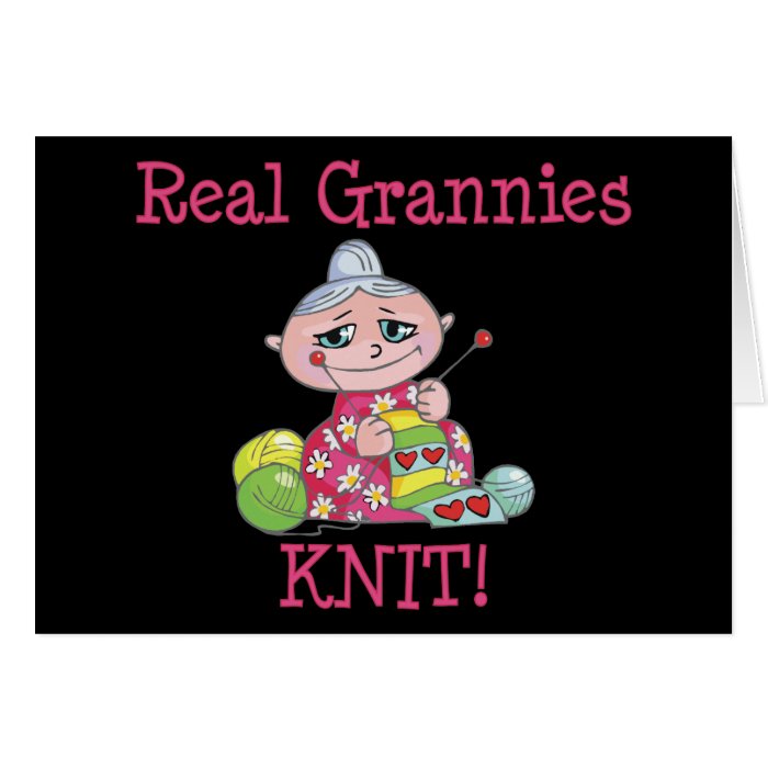 Real Grannies KNIT Cards