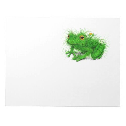 Real Grass Frog Notepad