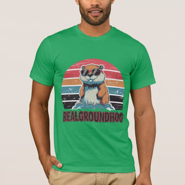 Real Groundhog T-Shirt (Front)