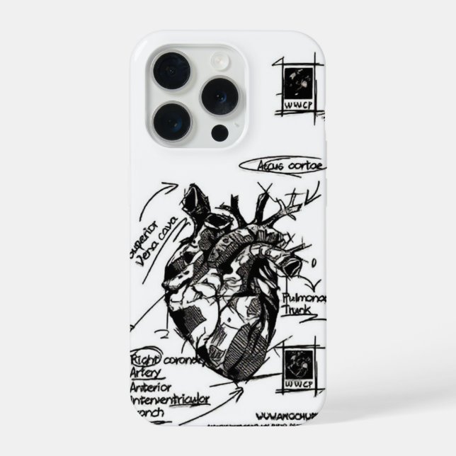  Real Heart iPhone Case 🤍 | Soft & Elegant (Back)