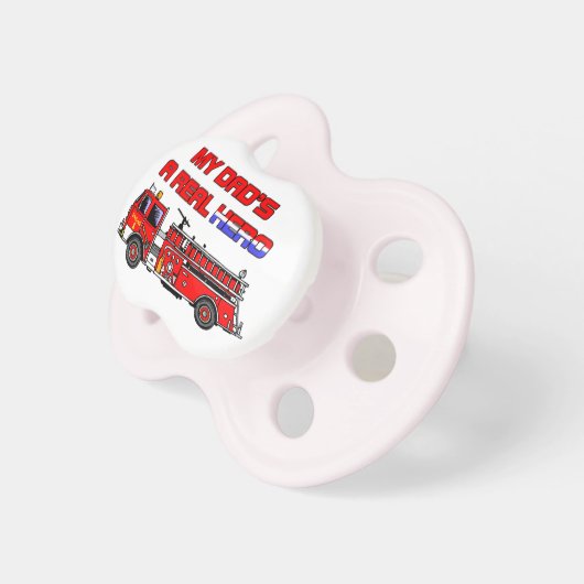 Real Hero Firefighter Pacifier (Front Right)